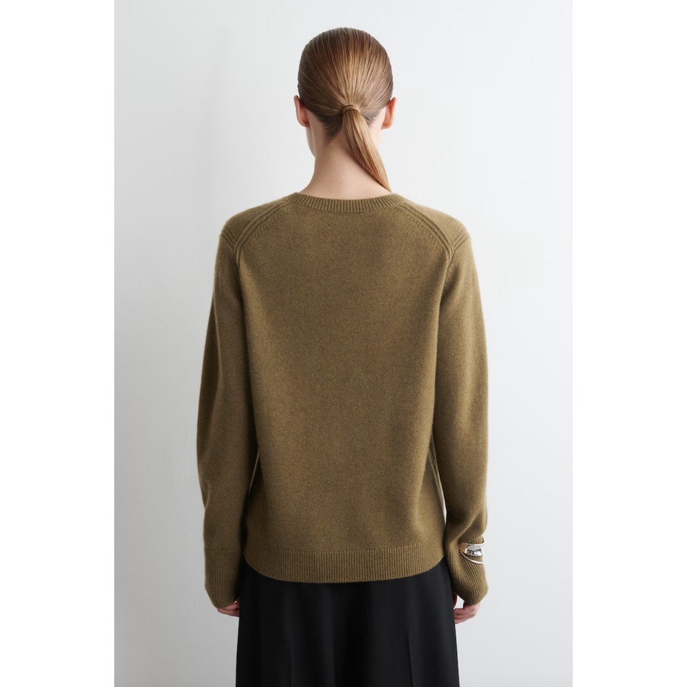 COS Cashmere Sweater Green Size S - Picture 3 of 9